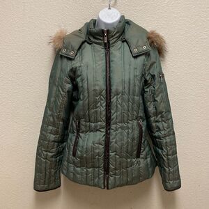 MICHAEL Michael Kors Faux Fur Hood Puffer Jacket Small